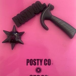 Crocs x Post Malone Jibbitz 3 Charms only POSTY CO